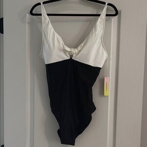 Summersalt Black and White One-Piece Swimsuit